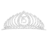 Special 15th Birthday Quinceanera Tiara Crown Headband (Tulip Point)