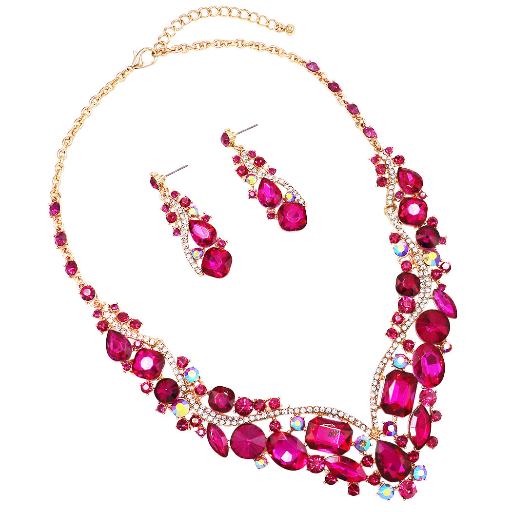 Pink statement jewelry hotsell
