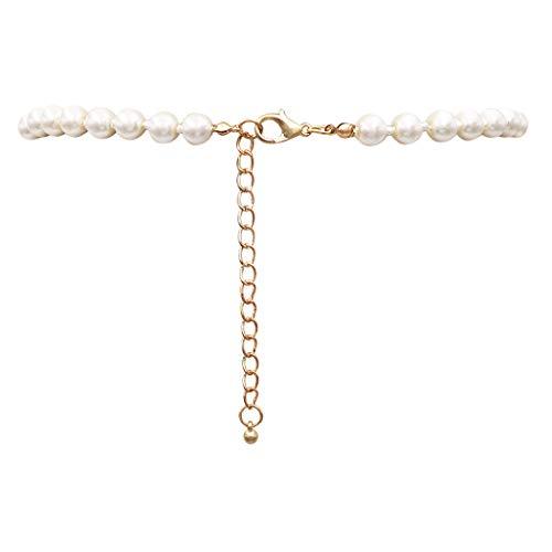 Knotted Glass Simulated Pearl Strand Necklace, 24"+3" Extender (12mm, Cream)