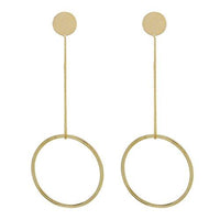 Fashion Geo Circle Hoop Dangle Earrings