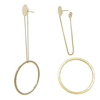 Fashion Geo Circle Hoop Dangle Earrings