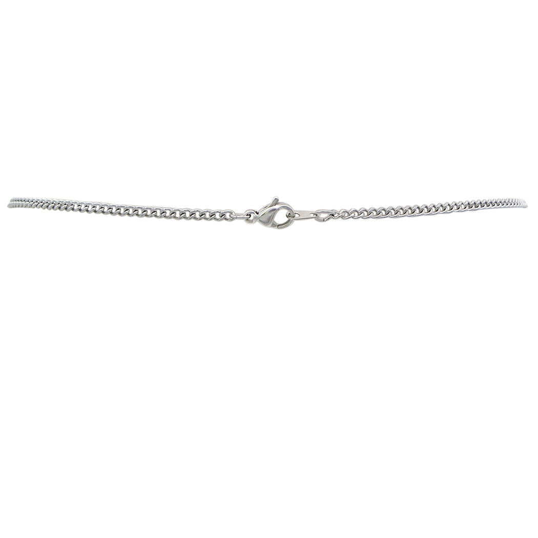 Religious Medal Pendant Necklace 18" (St Cecilia Patron Saint of Musicians)