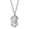 Religious Saint Medal Pendant Necklace 24" (St Gabriel)