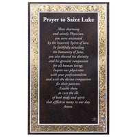 Religious Saint Medal Pendant Necklace 24" (St Luke)