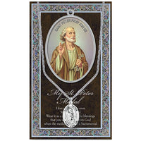 Rosemarie Collections Religious Saint Medal Pendant Necklace (St Peter)