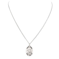Religious Medal Pendant Necklace 18" (St Anne Patron Saint of Mothers)