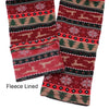 Fleece Lined Winter Christmas Holiday Reindeer Christmas Tree Snowflake Printed Novelty Leggings