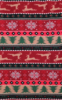 Fleece Lined Winter Christmas Holiday Reindeer Christmas Tree Snowflake Printed Novelty Leggings