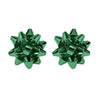 Christmas Gift Celebration Bow Post Earrings (Green)