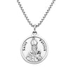 Religious Gift St Patrick Irish Blessing Medal Pendant Necklace, 20"-22.5" with 2.5" Extender