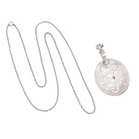 Rosemarie Collections Beautiful Statement Magnetic Horse Medallion Pendant and Earring Set with Free Stainless Steel Chain (Horse)