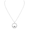 Silver Tone St Patrick's Day Irish Claddagh Pendant Necklace, 18"+3" Extender