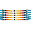 Statement Chic Western Seed Bead Choker Necklace, 12"+ 3" Extender