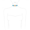 Statement Chic Western Seed Bead Choker Necklace, 12"+ 3" Extender