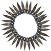 Cowgirl Chic Western Mixed Metal Feathers Stretch Bracelet, 6.75"