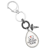 Most Favorite Nurse Key Chain Handbag Gift Charm