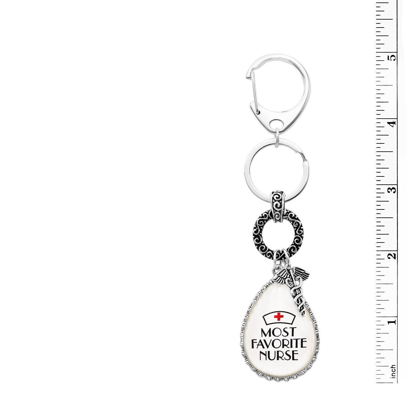 Most Favorite Nurse Key Chain Handbag Gift Charm