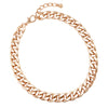 Polished Gold Tone Chunky Curb Chain Statement Necklace, 18"-20" with 2" Extension