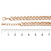 Polished Gold Tone Chunky Curb Chain Statement Necklace, 18"-20" with 2" Extension
