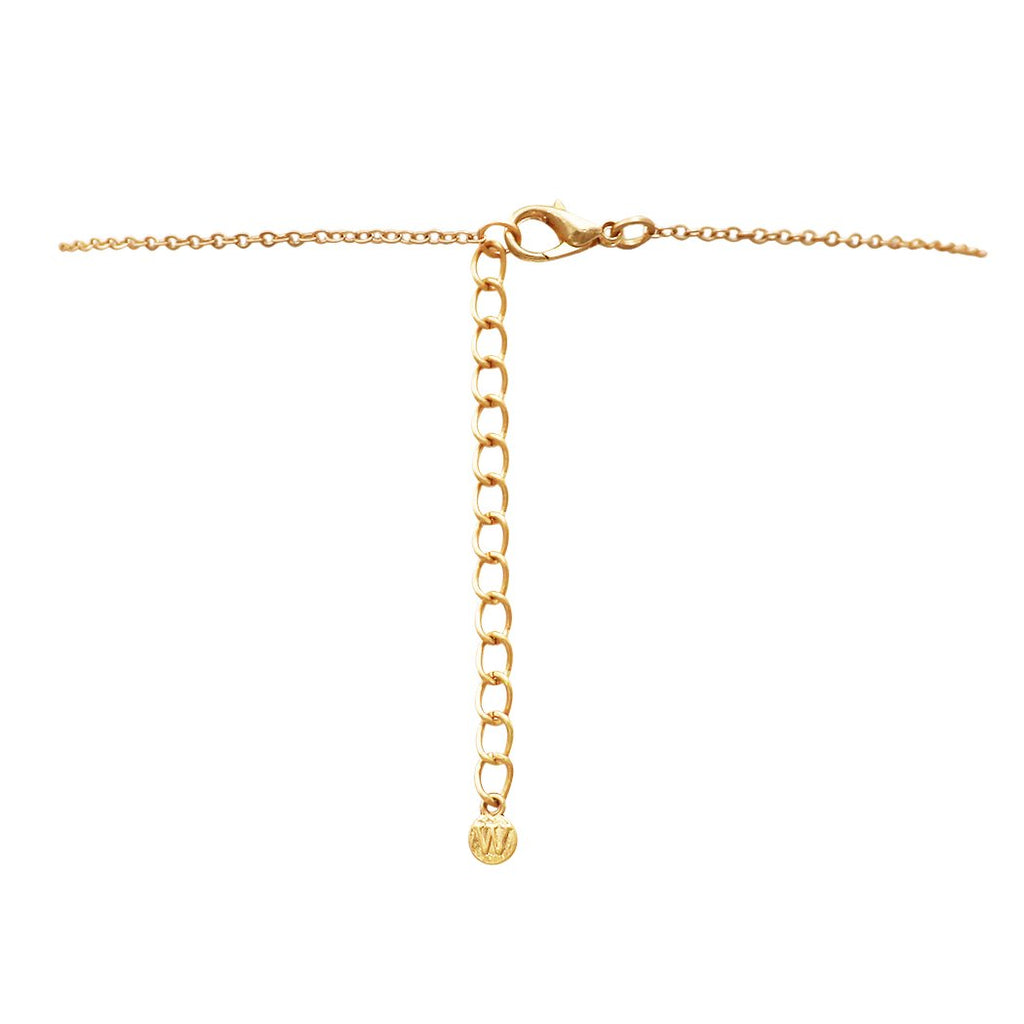 Fashion Trendy Druzy Bar Fauz Pearl Bead Chain Drop Extra Long Pendant Necklace