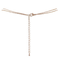 Dainty Double Strand Crystal Star Necklace