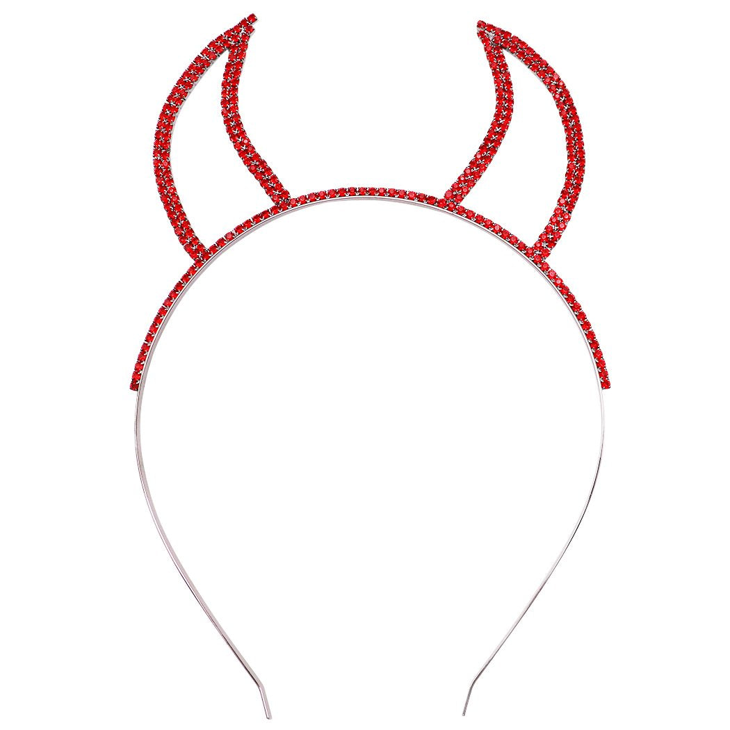 Rosemarie Collections Halloween Costume Red Devil Horns