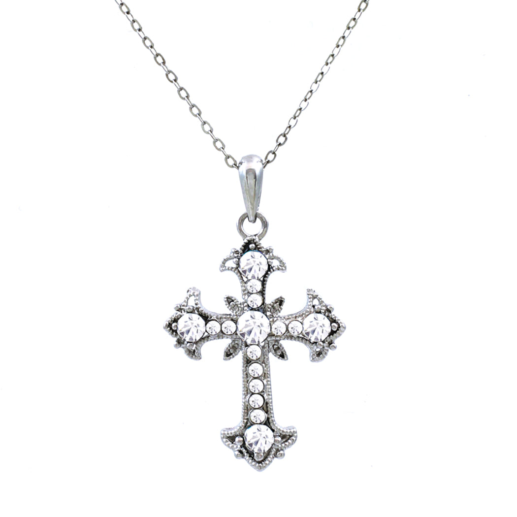 Cross online sign necklace