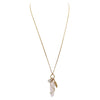 Quartz Stone Pendant Necklace (Natural)