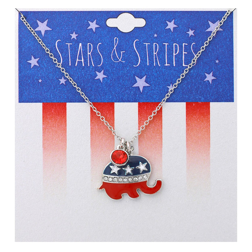 Long Patriotic Red White and Blue Republican USA Political Party Ameri ...