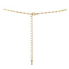 Decorative Faux Pearl and Crystal Teardrop Cross Pendant Necklace