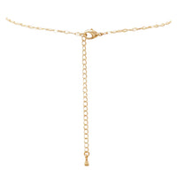 Long Elegant Crystal and Faux Pearl Teardrop Y Pendant Necklace