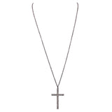 Religious Gift Crystal Accented Cross Pendant Necklace