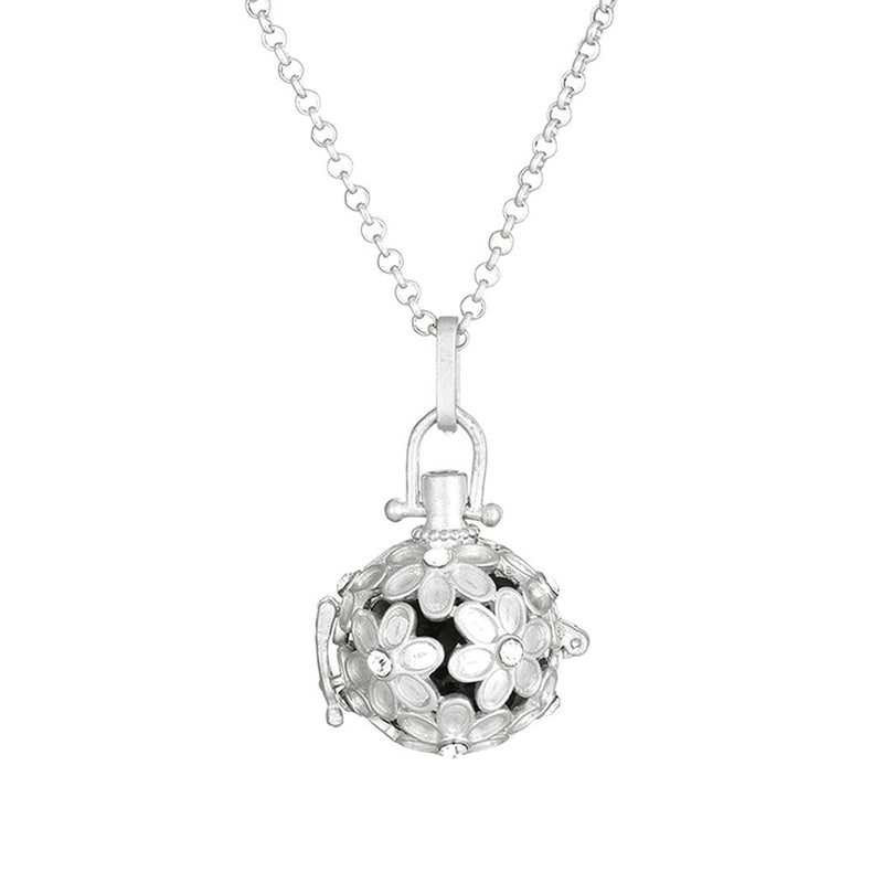 Lava Ball Aromatherapy Essential Oil Diffuser Locket Pendant Necklace