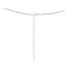 Vintage Style Blue Accented Crystal Rhinestone Statement Collar Necklace Earrings Set