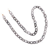 Lucite Fashion Link Chain Reader Eyeglass Strap, 28" (Greys)
