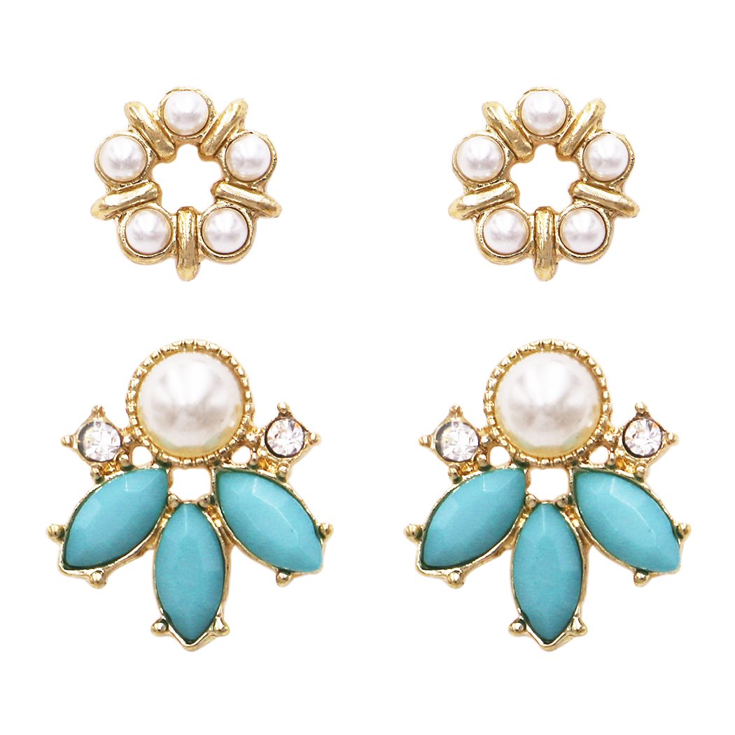 Crystal Stud Earrings – Sela Designs