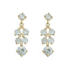 Classic Crystal Dangle Earrings (Gold)