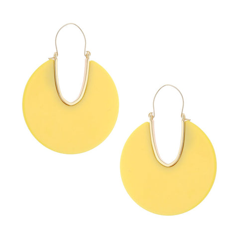 Rosemarie Collections Women's Double Teardrop Glass Crystal Statement Post Drop Dangle Earrings, 2" (Yellow Crystal Gold Tone)