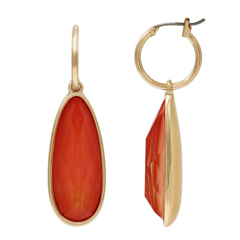 Stunning Hoop and Teardrop Statement Earrings