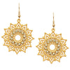 Women's Bright Beautiful Sun Goddess Ornate Dangle Earrings, 2