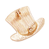 Uncle Sam's USA Patriotic Top Hat Brooch Lapel Pin, 1