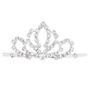 Marquee Style Mini Princess Crystal Tiara Hair Comb Crown