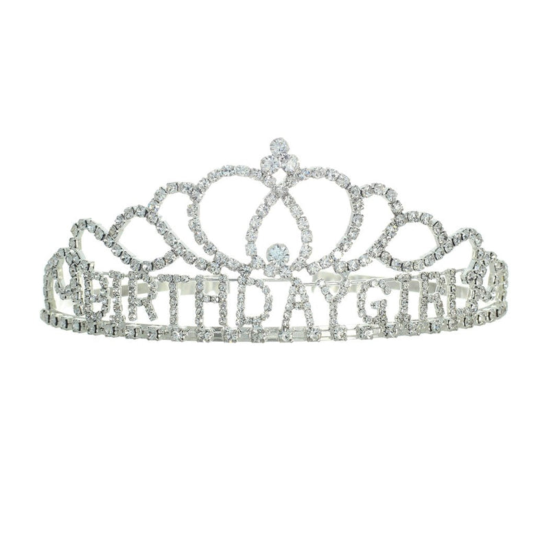 Birthday Girl Rhinestone Tiara Crown