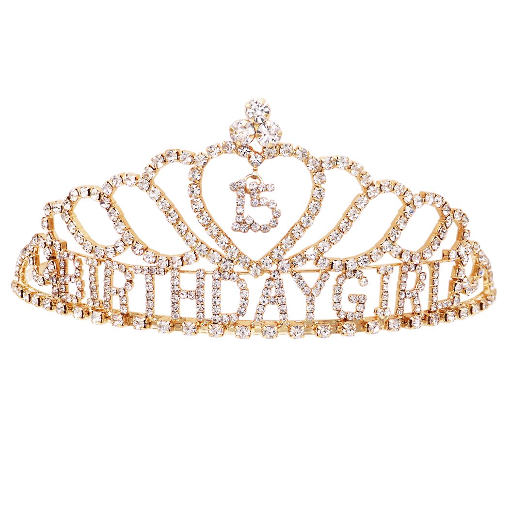 Rhinestone Birthday Tiara Crown 15 year Birthday  display picture 3
