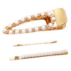 Statement Crystal Simulated Pearl Hair Clip Rhinestone Bobby Pins Hair Accessories Alligator Clip 3 Piece Set