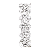 Stunning Sparkling Easy to Wear Multiple Size Crystal Stretch Bracelet