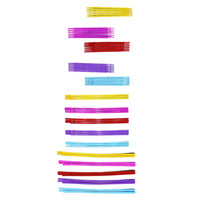 55 Piece Colorful Hair Clip Bobby Pins Barrette Hair Accessories (1 Sheet 55 Rainbow Colors)
