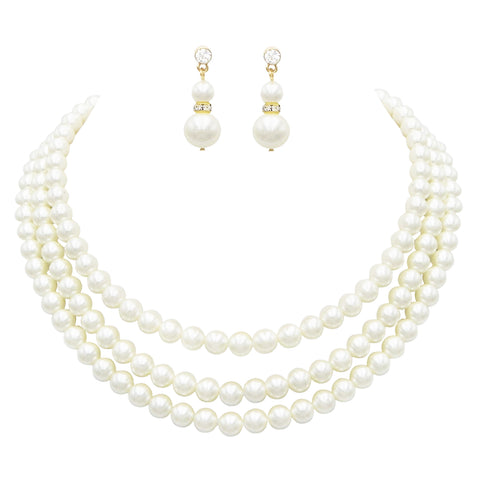 women chanel pearl necklace