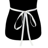 Women's Stunning Ivory Ribbon With Crystal Rhinestone Bridal Sash Belt, 70" (3 Row Crystal Gold Tone)
