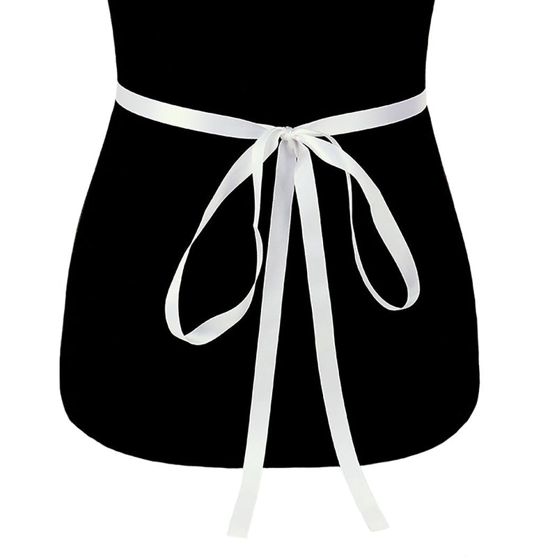 Women's Stunning Ivory Ribbon With Crystal Rhinestone Bridal Sash Belt, 70" (3 Row Crystal Gold Tone)